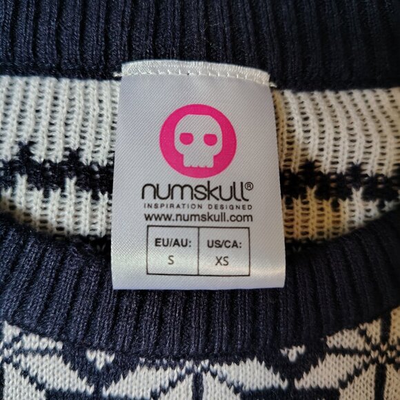 Harry Potter Wizarding World Sweater Size XS Hedwig Owl Ugly Knit Woven Numskull - Picture 7 of 10